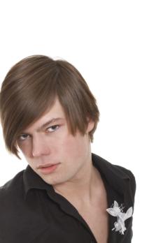 Image a man with a trendy hair style